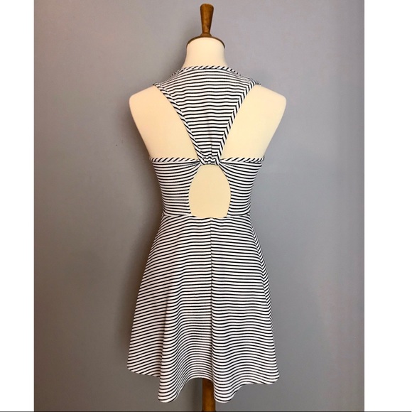 Charlotte Russe B&W striped dress - Picture 2 of 4
